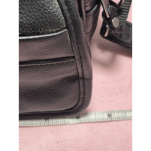 Hi-Pro Genuine Leather Camera Carrying Case/Storage Bag - Black (2045S) - Picture 9 of 10